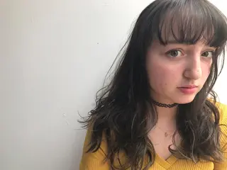 カラー 💓パーマ，💗 レイヤーカットのヘアスタイル