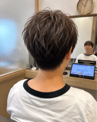 ショート パーマ 久木原 ゆりのヘアスタイル
