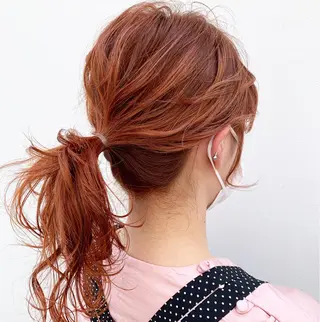 セミロング 高梨 里穂のヘアスタイル
