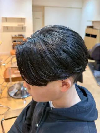 メンズ 透明カラー✨ ブラウンカラーひなたのヘアスタイル