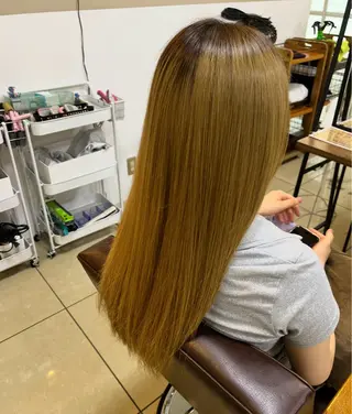 ロング eMu透明感カラー ちゅる髪yuki✩のヘアスタイル