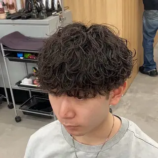 ショート カラー パーマ ヘアアレンジ メンズ キッズ メンズ特化/カラー /せなのヘアスタイル