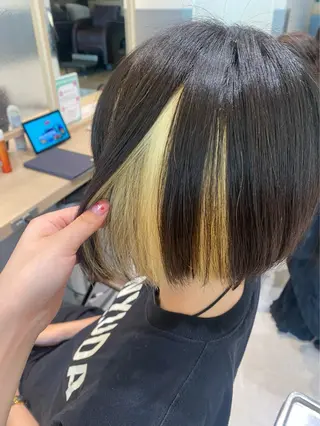 ミディアム カラー BASSA鷺ノ宮 KANON⸜❤︎⸝‍のヘアスタイル