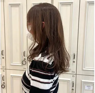ロング 武田 夏帆のヘアスタイル