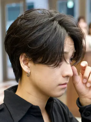メンズ 曲がる縮毛矯正 /山本千太のヘアスタイル