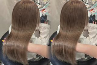 ロング 🤍艶髪 × 透明感カラー│フウカのヘアスタイル
