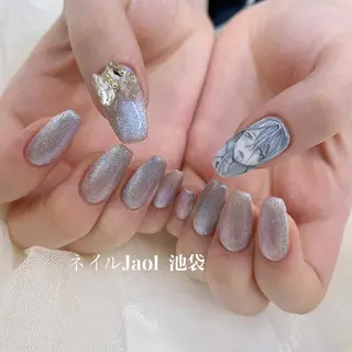セミロング ネイルJaol 池袋のネイルデザイン