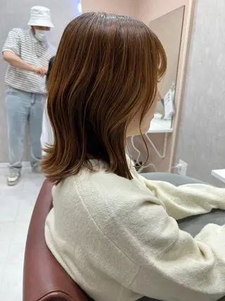 ミディアム 🐝Haney .haruka🐝のヘアスタイル