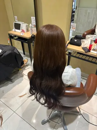 ロング カラー 透明感ダブルカラー/ レイヤー💕miyuのヘアスタイル
