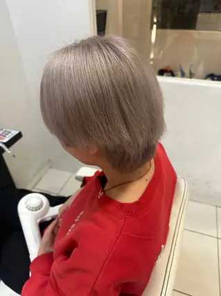 ショート カラー デザインカラー✨🦄 透明感カラー✨ヒカルのヘアスタイル