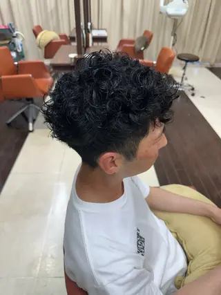 ショート カラー パーマ メンズ 成田No.1 メンズヘア/清和武虎のヘアスタイル