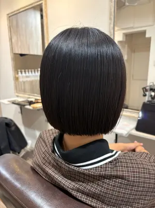 ミディアム 福島 優夢のヘアスタイル
