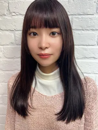 セミロング カラー 艶髪専門美容師🏄 kazuレスlessのヘアスタイル