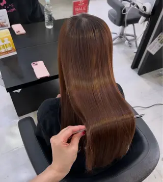 ロング カラー 横田 あいらのヘアスタイル