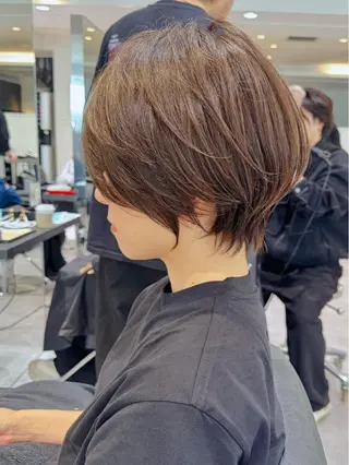 ショート 銀座/大人ショート /絶壁解消/若狭真央のヘアスタイル