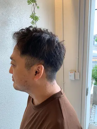 メンズ 髪質改善/艶感カラー 田中 陵のヘアスタイル