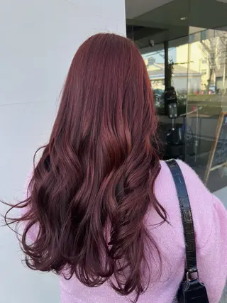 ロング カラー ROZAgerme 落海一花🦋のヘアスタイル
