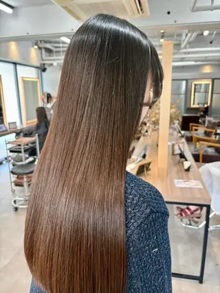 ロング 💎艶髪／縮毛特化 世麗💎のヘアスタイル