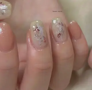 ネイル ショートネイル. Home sweetのネイルデザイン