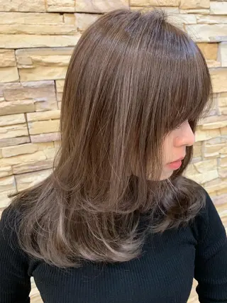 セミロング 石川直樹 似合わせカット✨のヘアスタイル