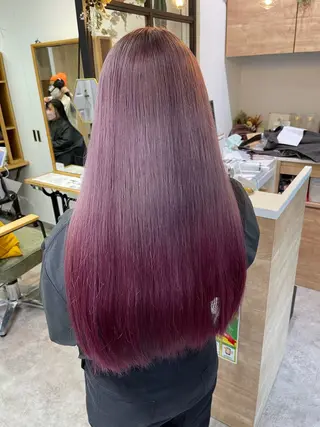 カラー Azu🩰/アレンジ /透明感カラー🎀/のヘアスタイル
