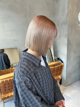 ミディアム カラー ボブ&韓国レイヤー/ 艶カラー♡TOMOEのヘアスタイル