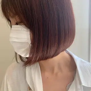 ショート カラー 暖色/ブリーチカラー 🎀 M i k uのヘアスタイル