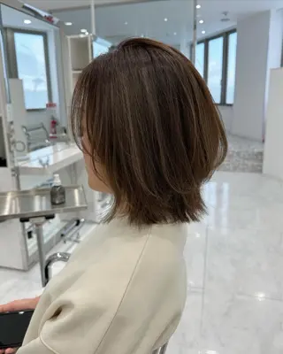 ミディアム カラー 髪質改善/艶カラー /EisoAkariのヘアスタイル