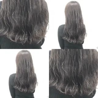 セミロング カラー パーマ ヘアアレンジ メンズ キッズ 上品＆韓国風 🥀海心🥀のヘアスタイル