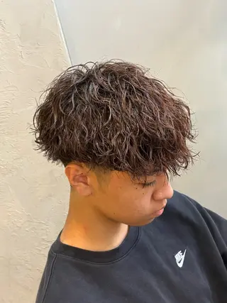 ショート パーマ メンズ ROOOMEM/ YUUTO🔥のヘアスタイル