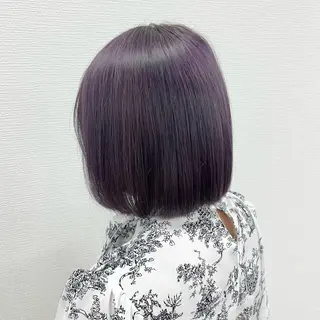 ショート カラー ヘアアレンジ 縮毛矯正🤍 ボブ/ HIKARIのヘアスタイル