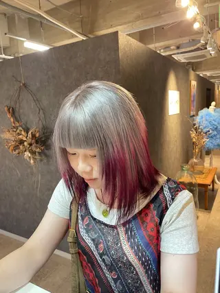 ショート カラー ANDIAMO SAKAE🍁楓のヘアスタイル