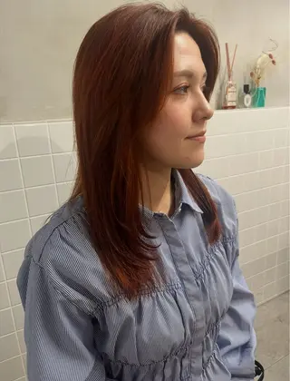 ロング カラー anon Loemのヘアスタイル