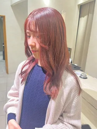 ロング 髪質改善カラー /レイヤーカットのヘアスタイル