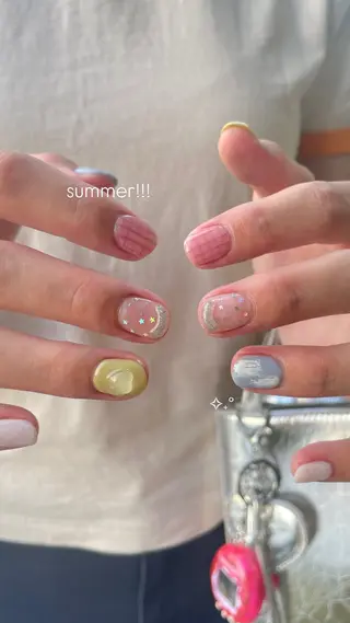 ネイル Aki ୨୧のネイルデザイン