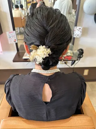 ヘアアレンジ 寺川 ちなつのヘアスタイル