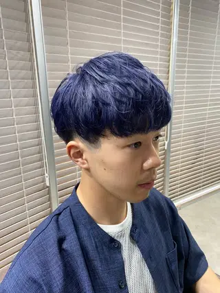 ショート メンズ ミルクティーベージュ ブリーチ🖤サヤカのヘアスタイル