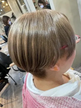 ショート カラー La fith 店長 城谷颯人のヘアスタイル