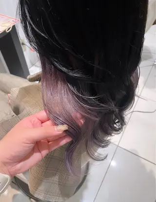 セミロング カラー 💞暖色カラー 💞risaのヘアスタイル