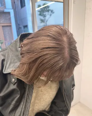 ミディアム GOAT_茅ヶ崎 キシ サクラのヘアスタイル