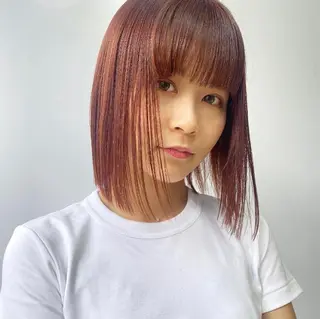 ショート カラー ヘアアレンジ 福岡似合わせレイヤー /ウルフ/ハイトーンのヘアスタイル