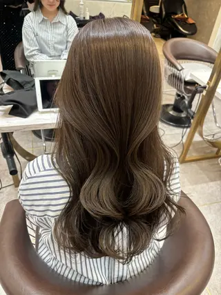 セミロング カラー 🍒ブリーチなしカラ ー/Sakura🍒のヘアスタイル