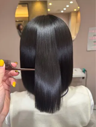 ショート 🫧ナチュラル矯正 /カラー🫧あやりのヘアスタイル