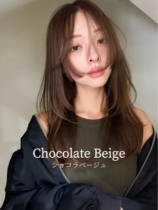 ミディアム カラー ヘアアレンジ 🫧透明感カラー/ 艶カラー🫧namiのヘアスタイル