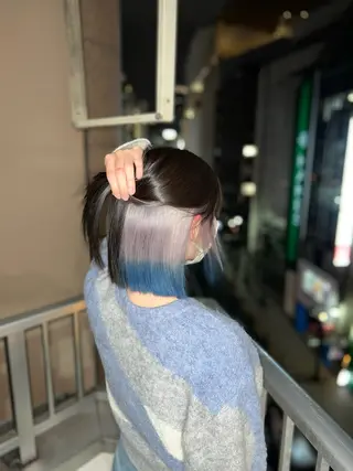 ショート カラー ケアブリーチ/ エクステ/ゆうき🌟のヘアスタイル