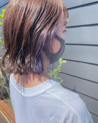 ミディアム アクイールグラッセ 滝村のヘアスタイル