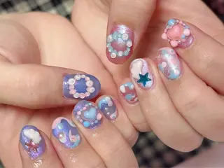 ネイル アイアムアイ 大村磨衣のネイルデザイン