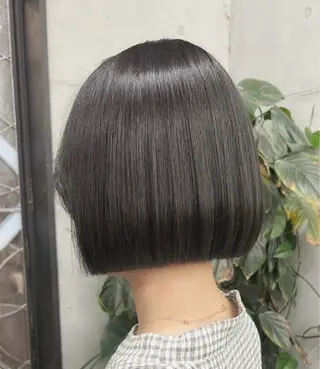 ショート カラー 生駒のパーマ達人 FEELけんけんのヘアスタイル
