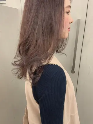 ロング カラー e rikaのヘアスタイル