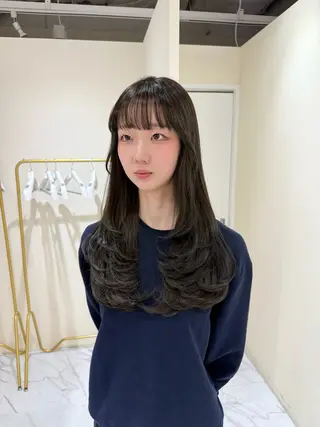 カラー 韓国ヘア🇰🇷艶 カラー/sakuraのヘアスタイル